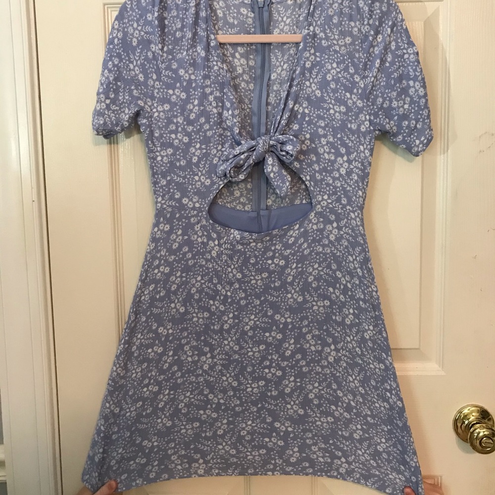 LA Hearts front tie dress
